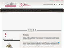 Tablet Screenshot of cyworld.com.cy